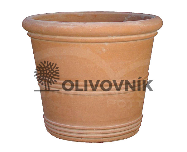 Terakota - kvetináč - Pot with Rings - Taliansko