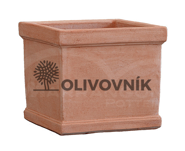 Terakota - kvetináč - Squared Rim Plain Planter - Taliansko