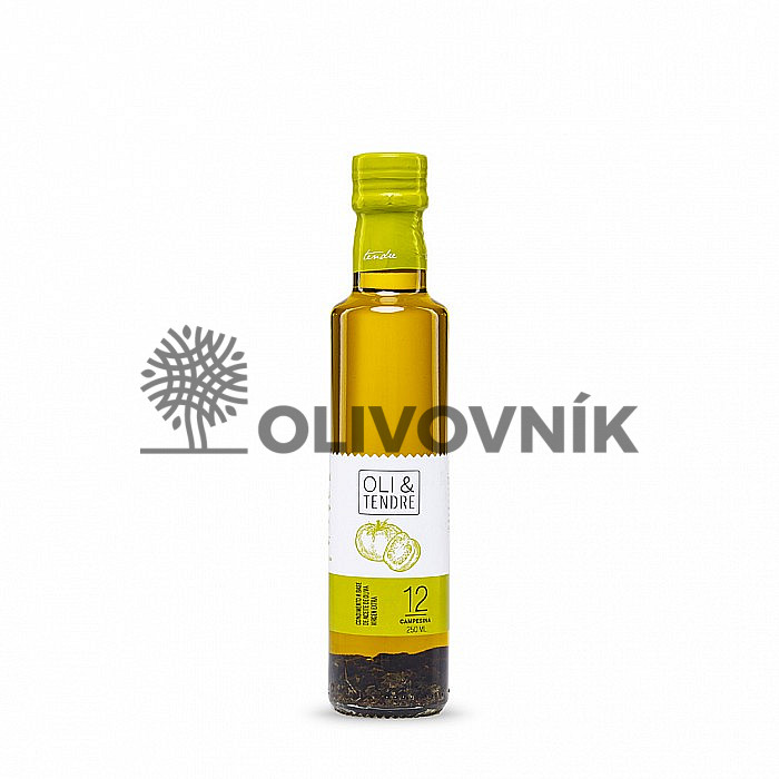 Olivový olej EL TENDRE - pikantný, s príchuťou sušených paradajok a oregána (250ml)