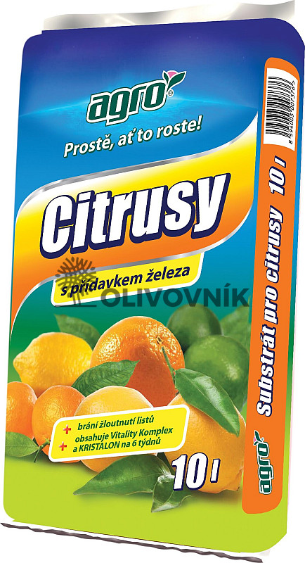 AGRO Substrát pre citrusy 10l