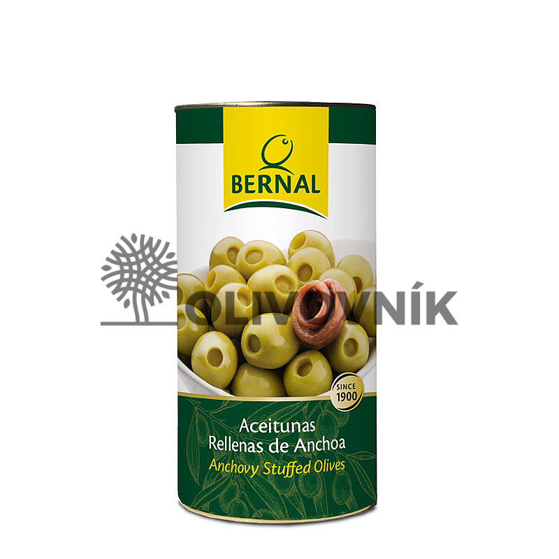 Olivy Bernal - plnené ančovičkami (120g)